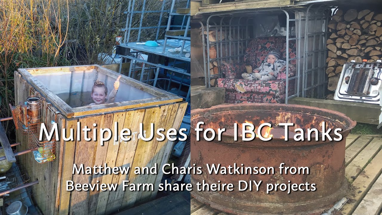 11 DIY Projects to Upcycle IBC Tanks and their Metal Cages