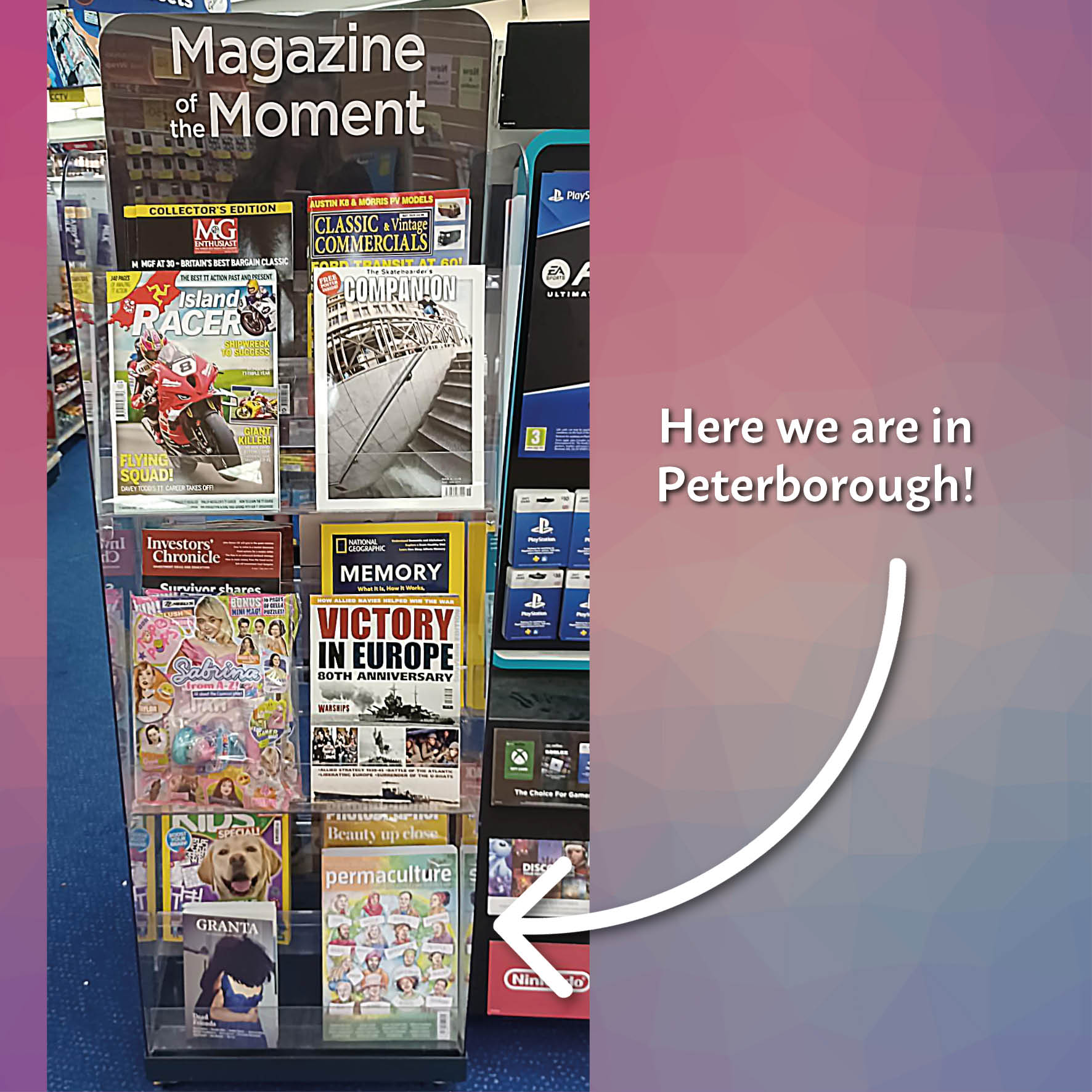 Permaculture magazine PM124 in Prime Position