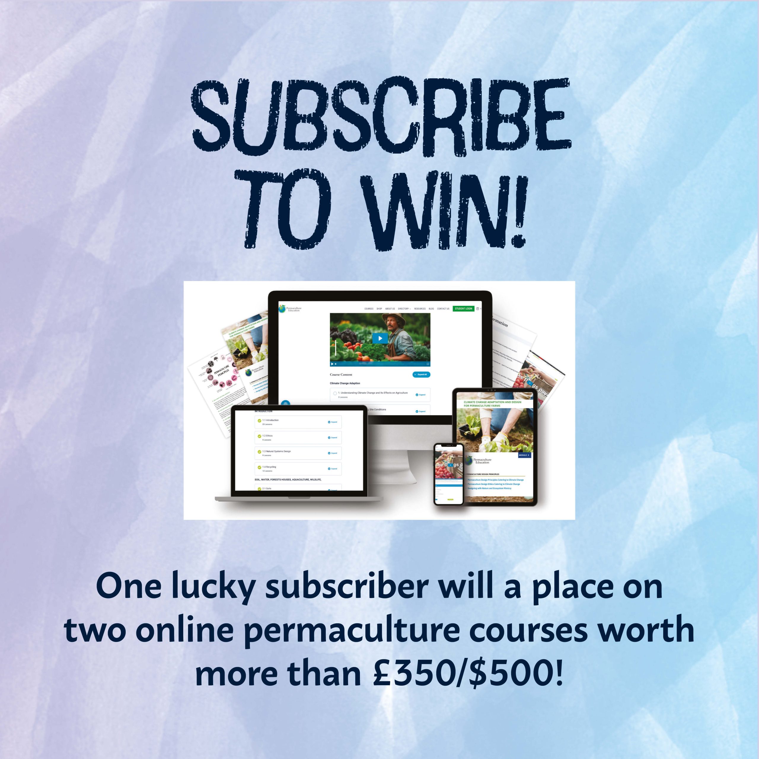 WIN when you subscribe